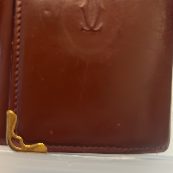 Cartier  Key Holder   6 key case holder EUC burgundy cognac all in original cond - Picture 5 of 17